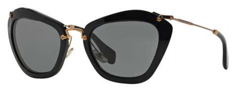 miu miu 10 ns h0 4no|Miu Miu MU 10NS NOIR Sunglasses .